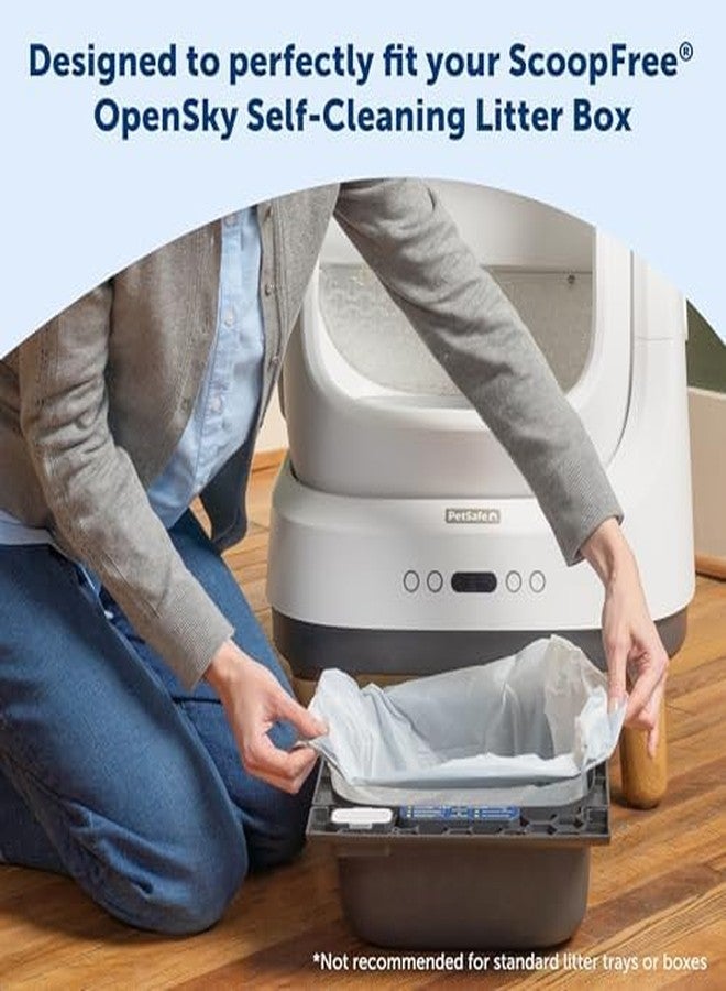 بيت سيف أكياس تنظيف صناديق فضلات القطط من بيت سيف - أكياس للاستخدام مرة واحدة - بلاستيك متين - متوافقة مع صناديق فضلات القطط - تصميم برباط مريح - 15 كيسًا - Image 5